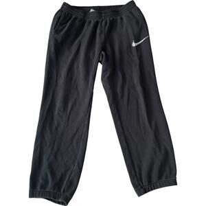 Nike M Swoosh Jogger Sweatpants Black Tapered Fit